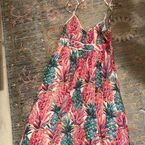 J crew summer pineapple dress 00